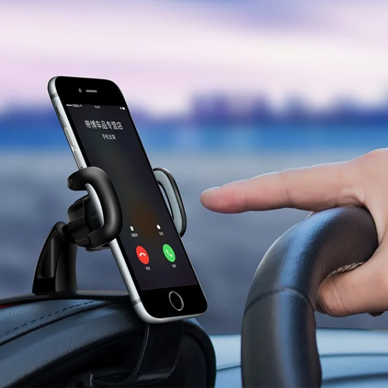 Автомобильный держатель для телефона, gps крепление на приборную панель, держатель для телефона, универсальная подставка, кронштейн, поддержка для смартфонов iPhone 4-6 дюймов