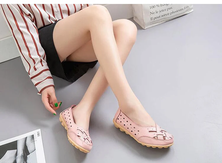 New Flat Shoes Women Casual Soft Comfortable Platform Footwear Leisure Femme Classical Chaussures Party Lightweight Large Size