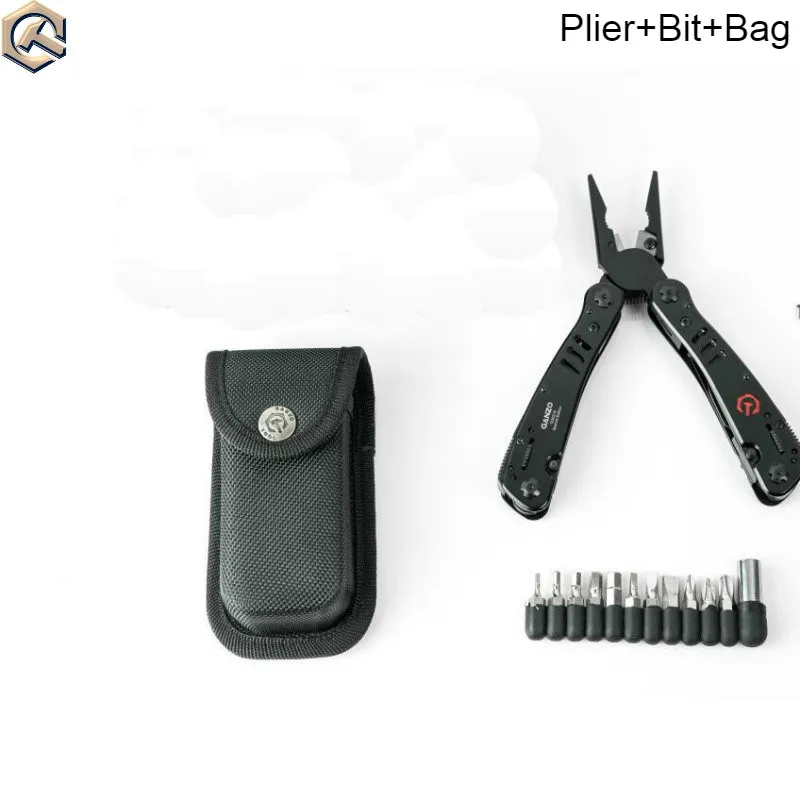 G302B Ganzo G302 G302B многофункциональный инструмент, нож, плоскогубцы, инструменты для повседневного использования, складные Мультитулы, плоскогубцы, многофункциональный нож для выживания, биты, складные плоскогубцы - Цвет: G302B