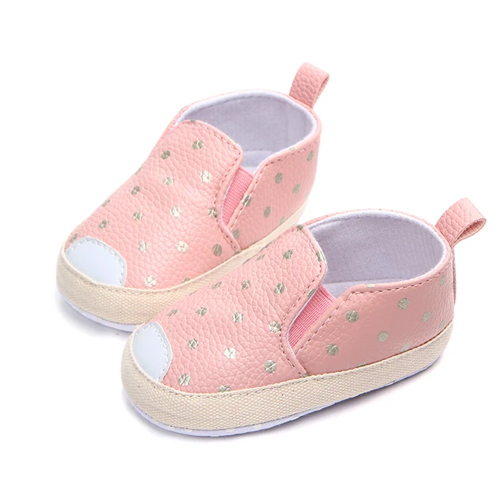 Kawaii/детские кроссовки для девочек; обувь на мягкой подошве для новорожденных; Tenis Bebes; качественная обувь из искусственной кожи на плоской подошве для девочек; детские розовые кроссовки