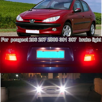 

2X canbus LED Rear Reversing Tail Light Bulb For peugeot 206 307 2008 207 308 4008 508 301 car accessories Brake Light P21w BA15
