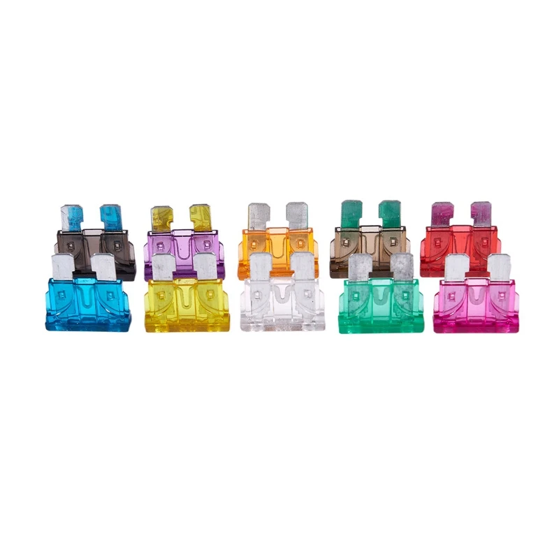 340 Pcs Fuses: 240 Pcs Mini Blade Fuse Assortment Auto Car Truck Motorcycle Fuses Kit& 100 Pcs Mechanical Fuses 2A 3A 5A 7.5A