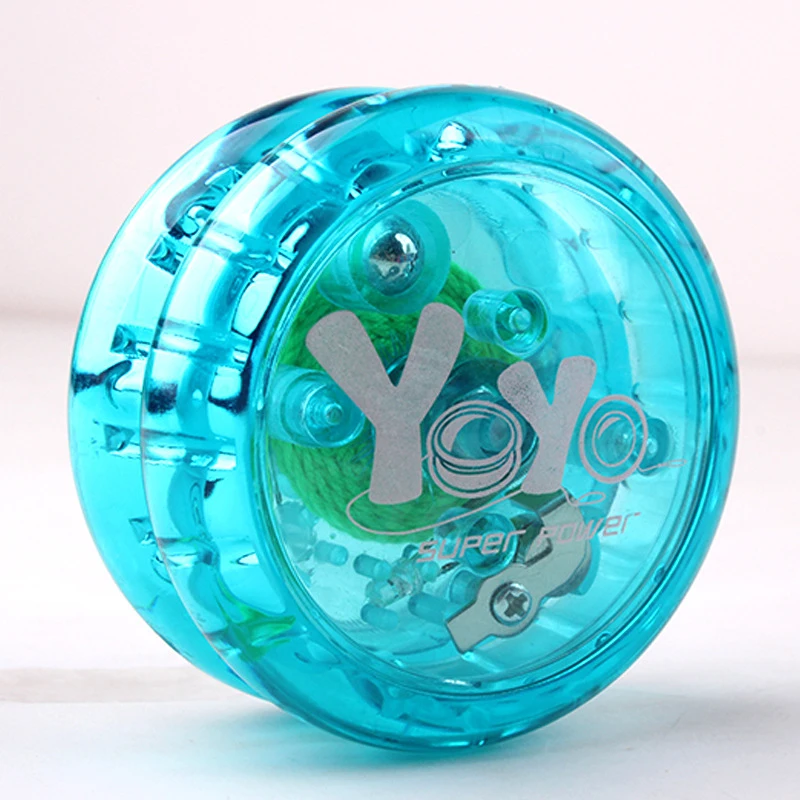 1 шт. подшипник двухсторонняя красочная лампа yoyo мяч детские игрушки для светящееся йо-йо мяч детей с высоким качеством