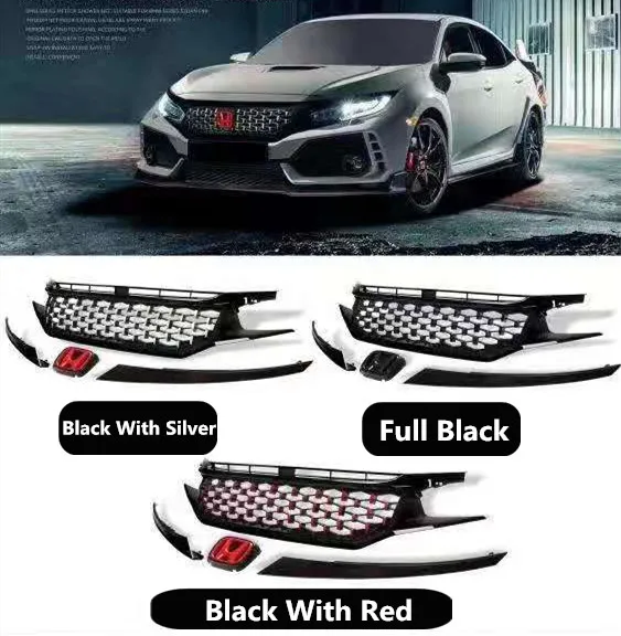 Новая сменная Передняя решетка для Honda 10th Civic 10th Gen JDM-CTR