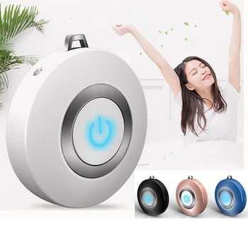 

Wearable Air Purifier Necklace Mini USB Air Cleaner 6 million pcs Negative Ion Generator Low Noise Air Freshener