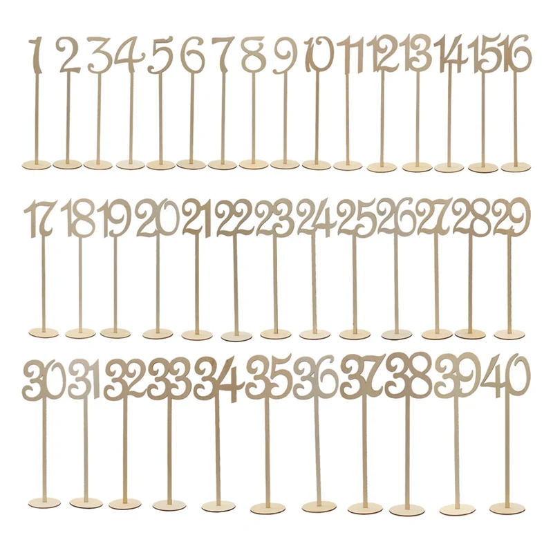 B Unique DIY Paperboard Number Place Card Wedding Banquet Party Event Desktop Decoration Supplies For Guest - Цвет: B