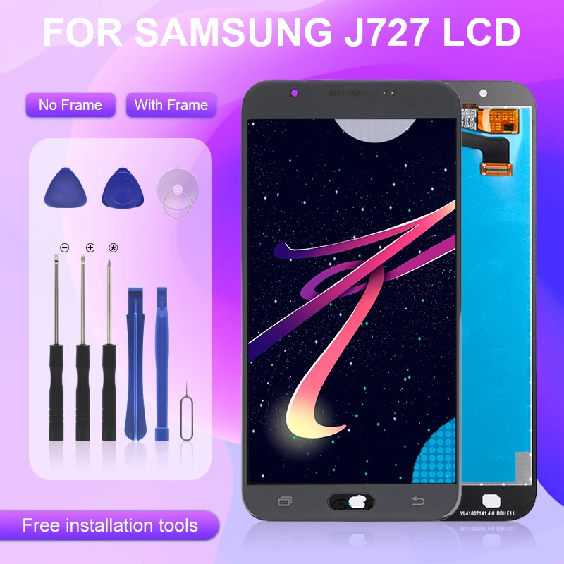 Catteny оригинальный J727P J727F дисплей для Samsung Galaxy J7 2017 J727 ЖК-дисплей с сенсорным