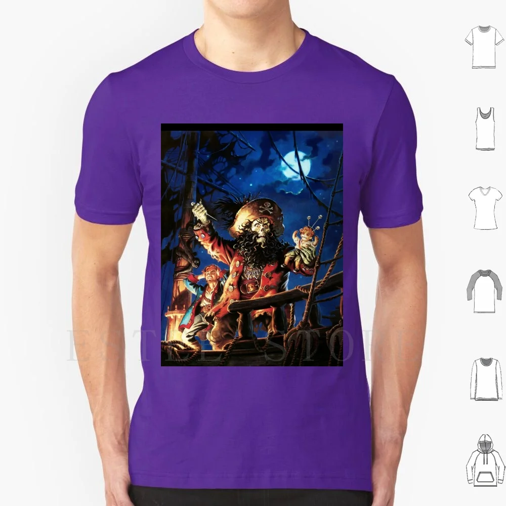 Monkey Island 2 "( Alto Contrasto) T Shirt Cotton Men Stampa Fai Da Te Monkey Island Lechuck Vendetta Monkey Island