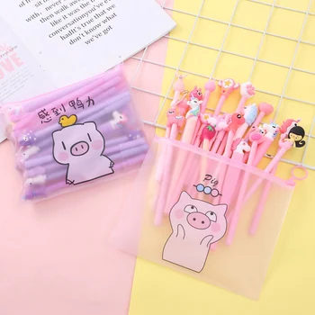 

20Pcs/Set Gel Pen Unicorn Pen Stationery Kawaii School Supplies Gel Ink Pen School Stationery Office Suppliers Pen Kids Gifts