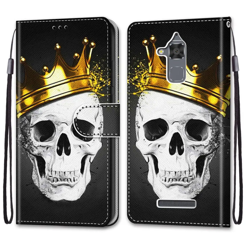 22 Кожаный чехол для Asus Zenfone 3 Max ZC520TL/5 Lite ZC600KL мультяшный чехол для Asus Go ZB500KL/Live L1 ZA550KL/Max M1 ZB555KL - Цвет: 22