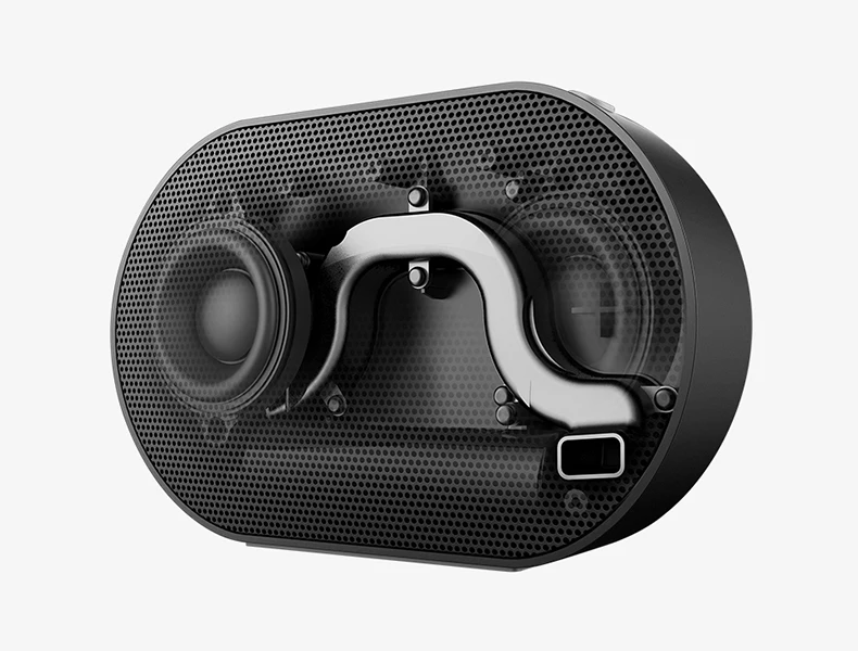 mini alto-falante compacto poderoso 2200mah apoio alexa