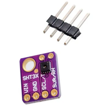 

10PCS SHT31 Temperature SHT31-D Humidity Sensor Module Microcontroller IIC I2C Breakout Weather 3V 5V Compliant for Arduino