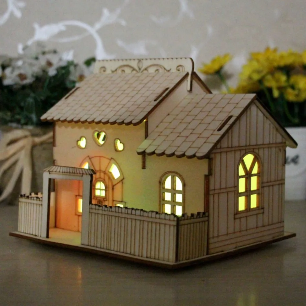 Money Box Piggy-Bank Wooden Coin Saving Box Kids Gift Coin Saving House Money Bank (13)