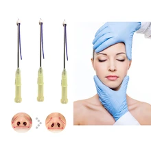 

2022 hot sale Nose L Blunt 19G 38mm hilos pdo thread for nose tip nose lifting hilos tensores pdo threads