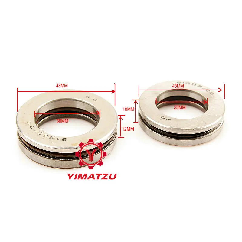 YIMATZU Motorcycle Parts STEERING BEARING for YAMAHA PW80 PY80 CV80 XC200 TW200 XV250 YT125 YTM225 Dirt Bike Pit Bike