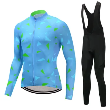 

Female Cycling Jersey Long Sleeves Road Cycling Clothes Spring Autumn Breathable Long Sleeves Bicycle Women's Jersey set