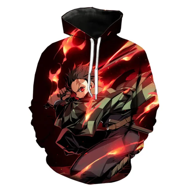 Sweat Shirt À Capuche 3D Demon Slayer Kimetsu No Yaiba, Tenue Cosplay Kamado Tanjirou Rengoku Kyoujurou Muzan, Haut Fin | Aliexpress