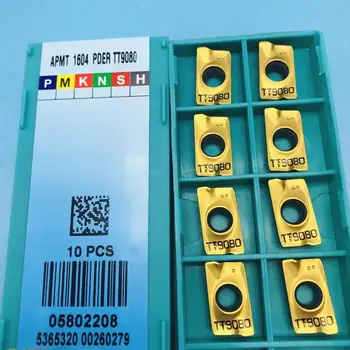 

10 lathe tools APMT1604 PDER TT9080 high precision carbide end mill Tokarnyy CNC lathe APMT1604 milling tool