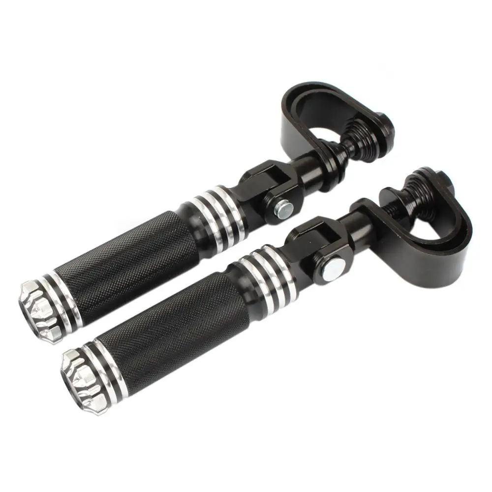 1 пара Черная вязанная подставка для ног мотоцикла и автострады 32 мм 38 крепление