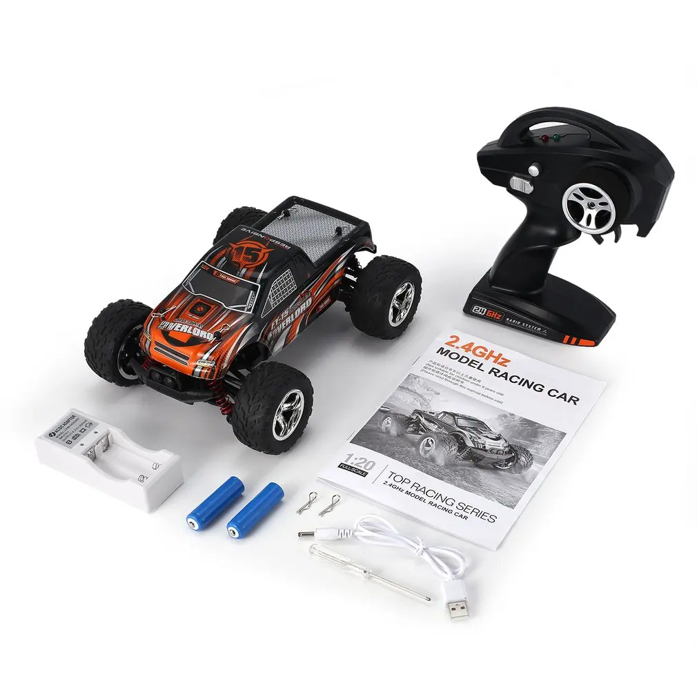 FY-15 1/20 Масштаб 2,4 ГГц 4WD 25 км/ч Высокоскоростной RC автомобиль Bigfoot большие колеса внедорожный Рок гоночный грузовик электрический RC пульт дистанционного управления автомобиль