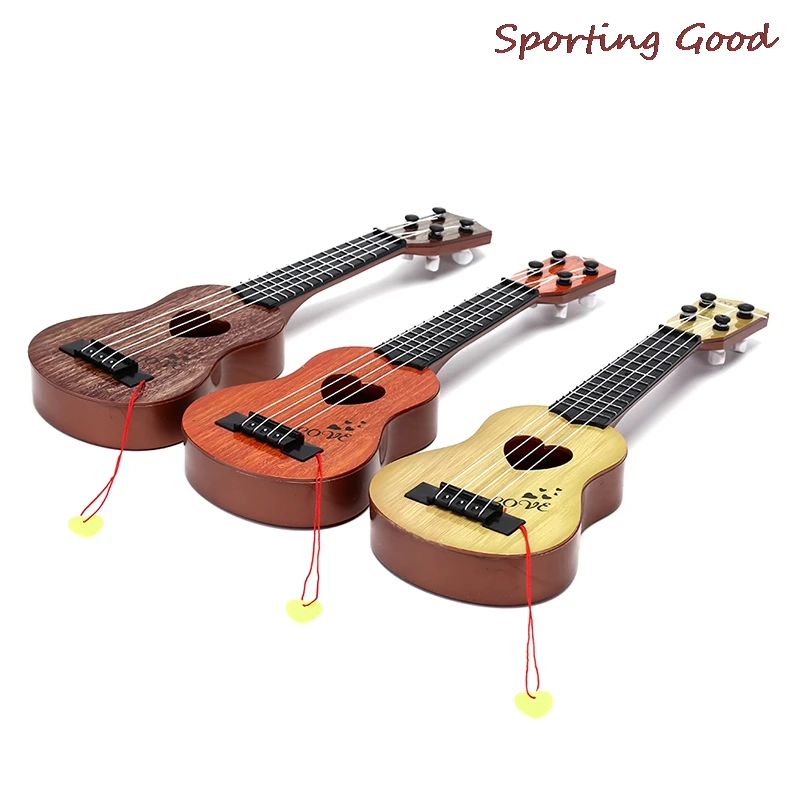 Mini Beginner Classical Safe Simple Ukulele Guitar 4 Strings Educational Musical Concert Instrument Toy For Kids Christmas Gift