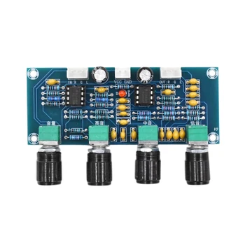 

NE5532 Tone Board Preamp Pre-Amp with Treble Bass Volume Adjustment Pre-Amplifier Tone Controller for Amplifier Board