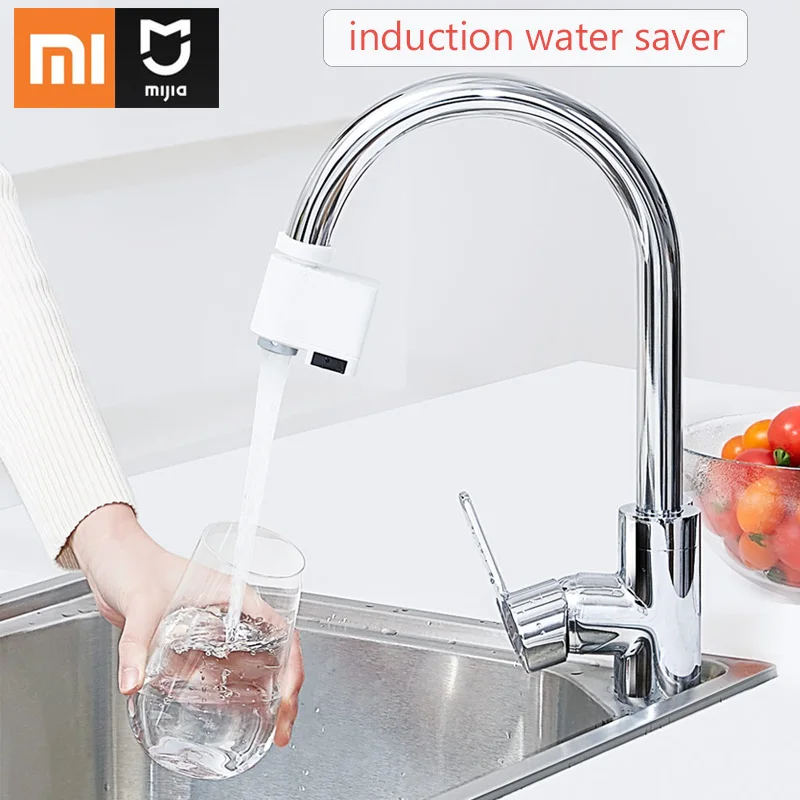 

Xiaomi mijia Induction Water Saver Intelligent Infrared Induction Water Faucet Anti-overflow Swivel Head Water Saving Nozzle 5