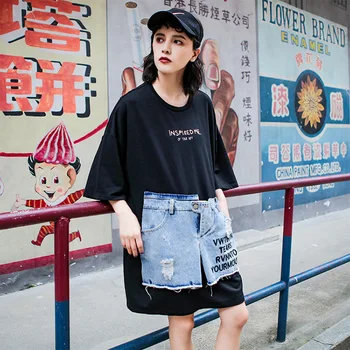 

Women Tees And Tshirts Female New Arrivals T-shirt Women's 2020 Cotton Fashion Brand Letter Printing Short Sleeve Loose Top
