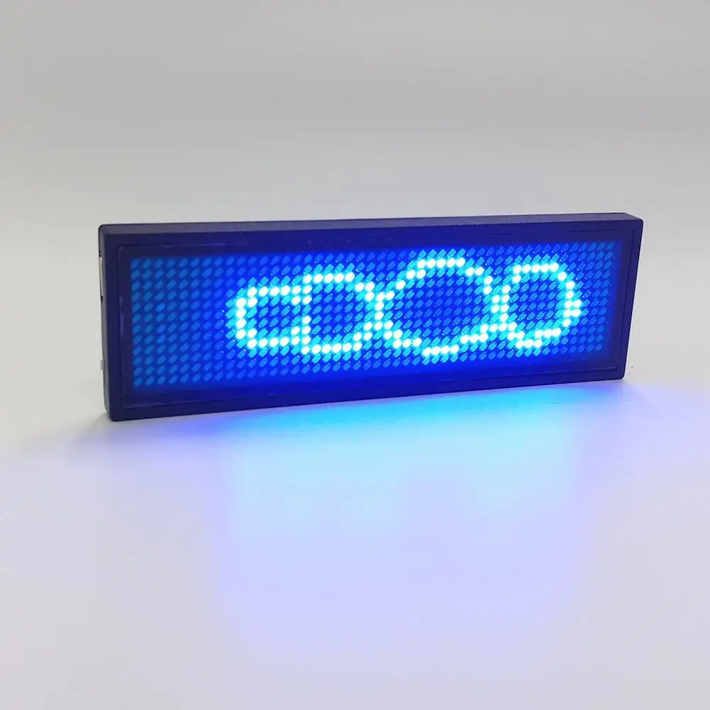 Беспроводное мобильное приложение Bluetooth светодиодный значок с именем цифровая программируемая светящаяся доска буквы бегущая строка для событий