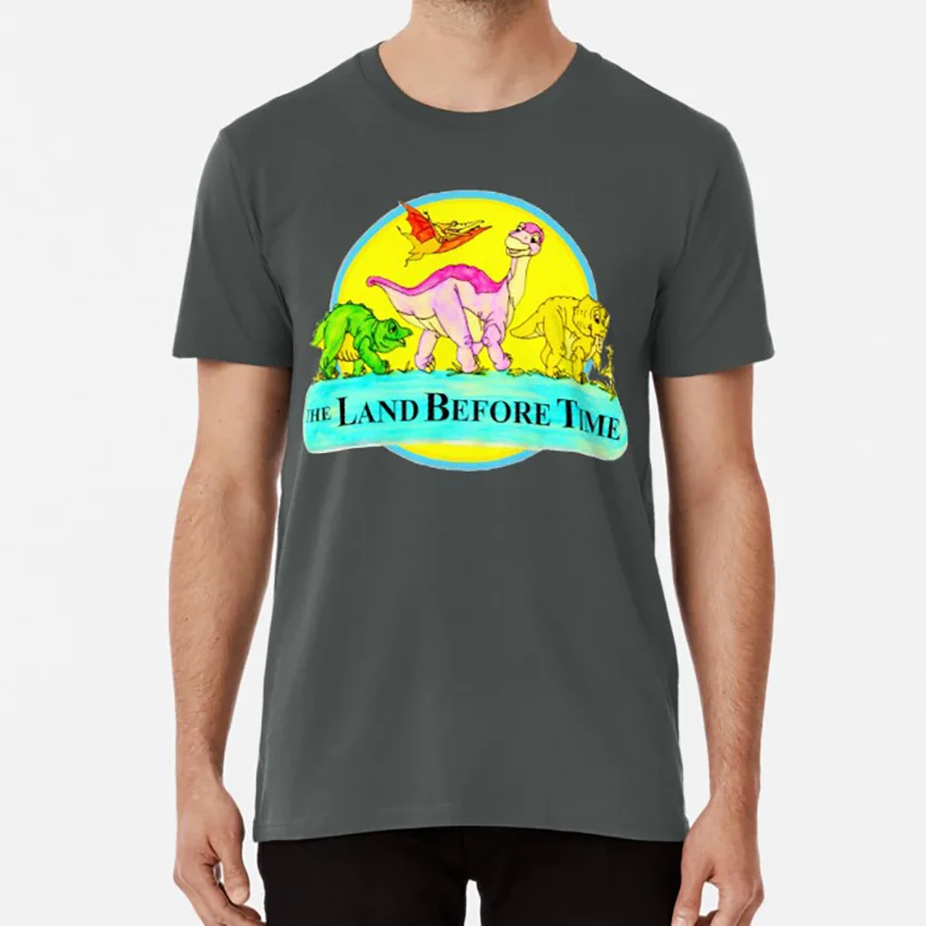 Футболка The Land Before Time симпатичная пленка с динозаврами thelandbefore маленькая нога