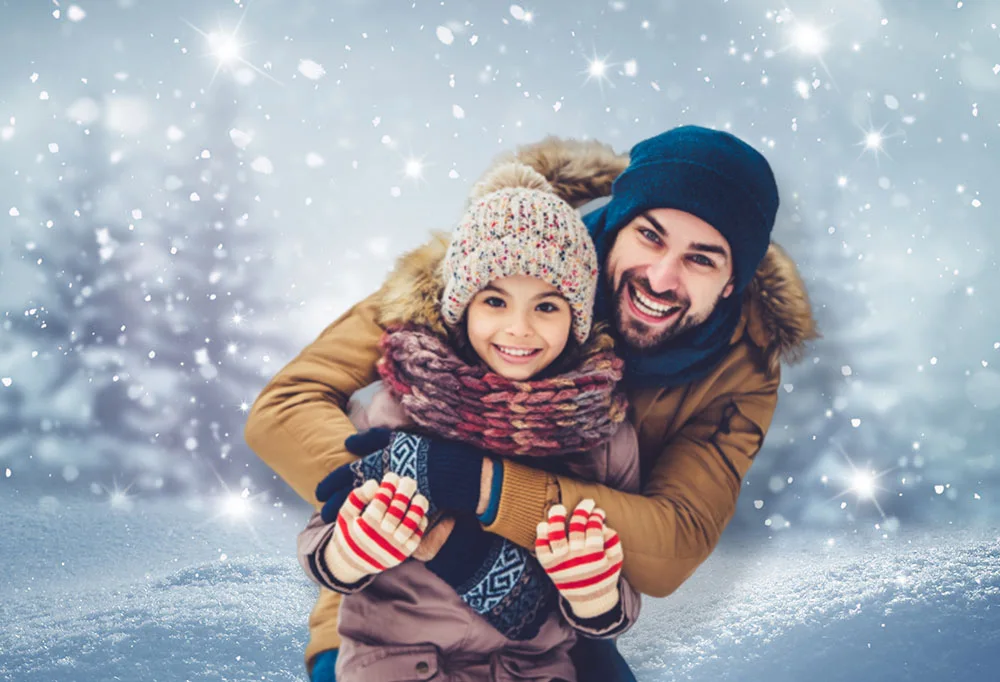 Glitter Winter Wonderland Background Photocall White Snow Christmas Backdrop for Photography Children Baby Portrait Props | Электроника