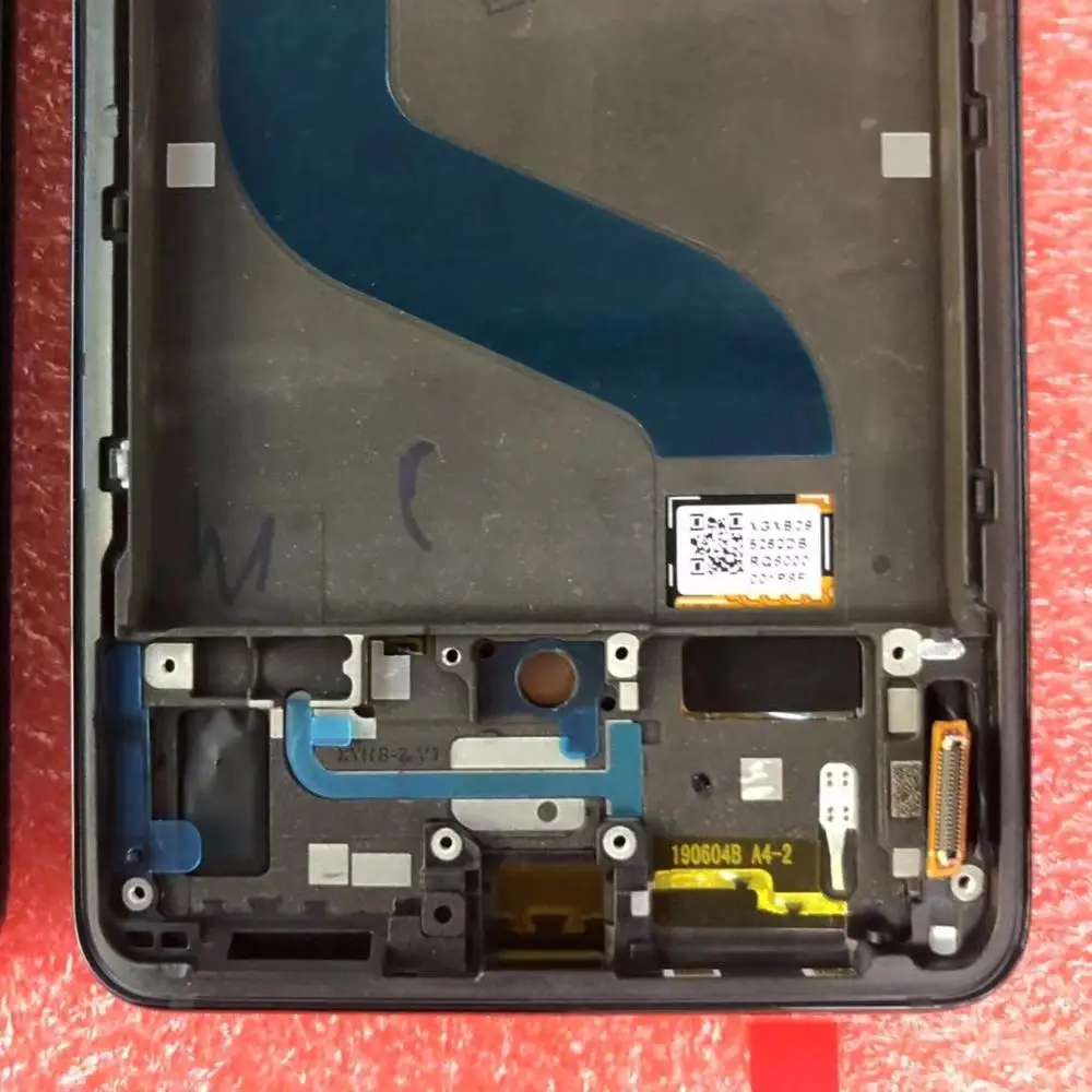 Для 6,3" Xiaomi mi 9T Pro mi 9 T/красный mi K20 K20 Pro AMOLED ЖК-экран рамка+ сенсорная панель Оцифровка