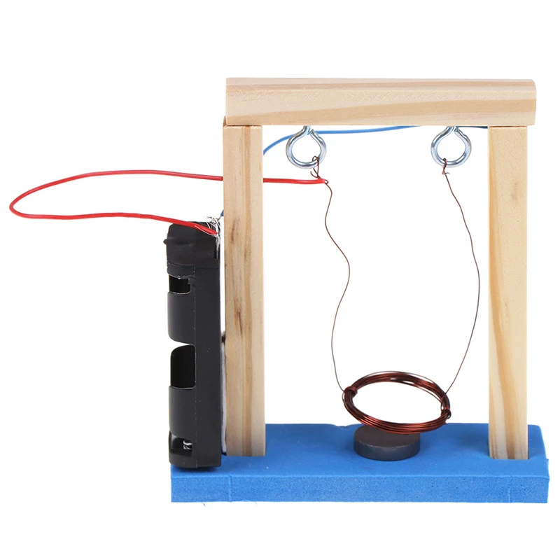 Изобретение эксперимент дерево Электромагнитная Наука DIY ручной работы качели набор Новая развивающая игрушка для детей подарок на день рождения