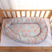 Портативная детская кровать для новорожденных, детская кроватка 80*45 см, мягкая дорожная кровать для новорожденных