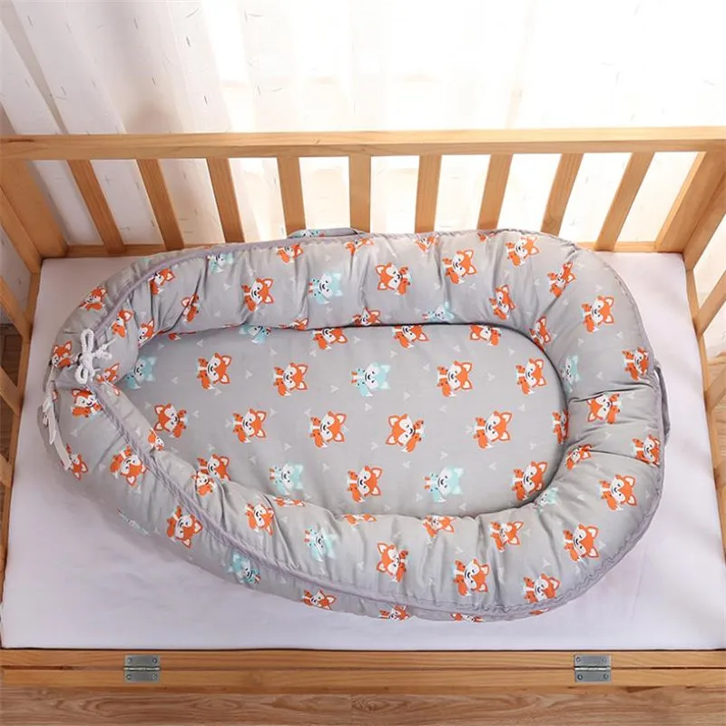 

Portable Baby Bed Newborn Baby Crib 80*45CM Soft Newborn Travel Bed for Baby