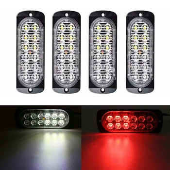 

Daytime Running LED Lights Weatherproof Replacement Accessories Auto Red/White