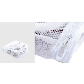 

Durable Hanging Dry Shoe Washing Bag Cloth Laundry Mesh Net Sneaker Storage Polyester Shoe Washing Bag