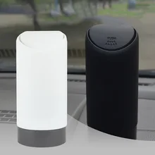 Мини Авто Автомобильный мусорный бак силиконовый автомобильный мусорный контейнер мусорный бак держатель мусорный ящик с крышкой Универсальный