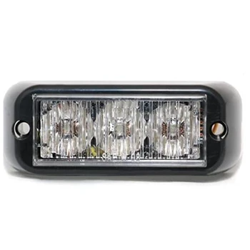 

LED Grille Light Truck Highlight 3LED Car Universal Side Light High Position Strobe Light China Grid Strobe Light Set