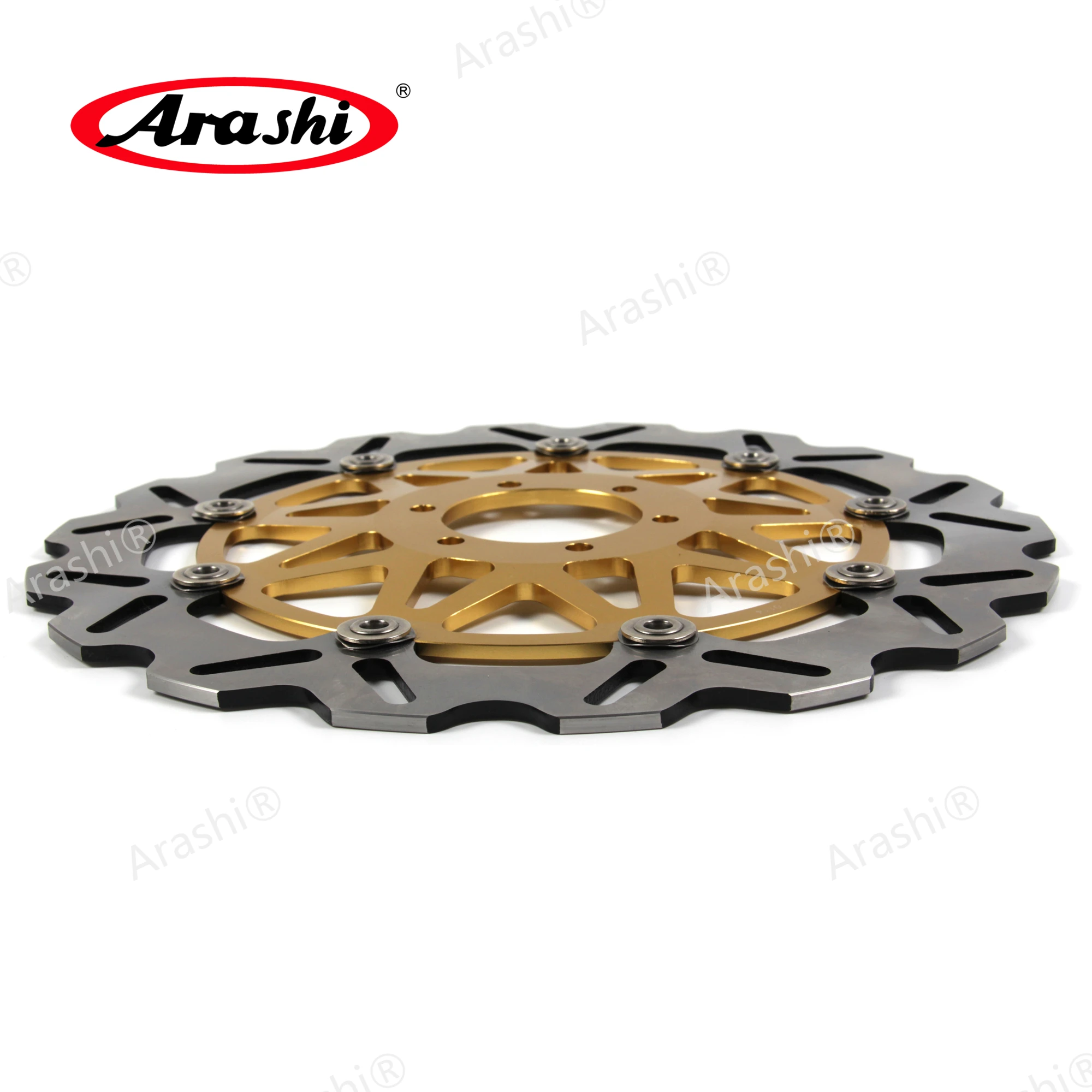 Arashi 1 Set For DUCATI AUL SMART LE 1000 2006 2007 CNC Floating Front Rear Brake Disc Disk Brake Rotors Motorcycle Accessories