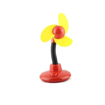 

Mini USB battery dual-use creative sun flower small fan Home Office Fan