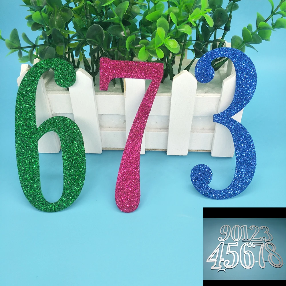 New Large Arabic Number Metal cutting dies Scrapbook Album Greeting Card Decoration DIY Handmade Art