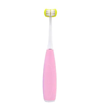 

Three-sided Electric Toothbrush USB Charging Ultrasonic Cleaning 3D Brush Head Children Sonic Toothbrush Rechargeable
