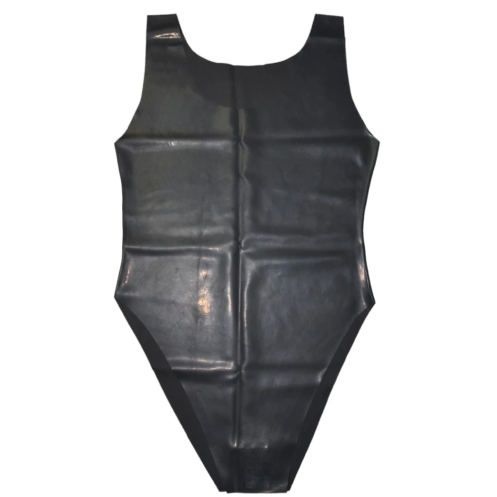 Black/Red/Pink Latex Swim Suits