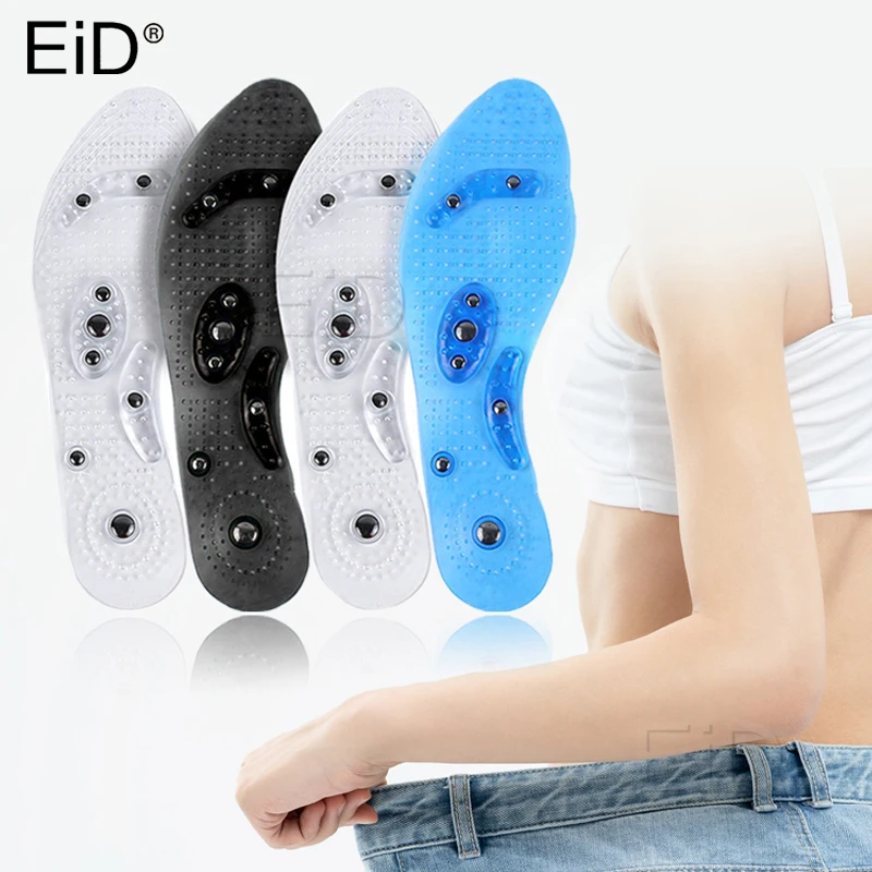 Магнитные массажные стельки EiD унисекс для обуви акупрессуры терапевтические похудения потери веса