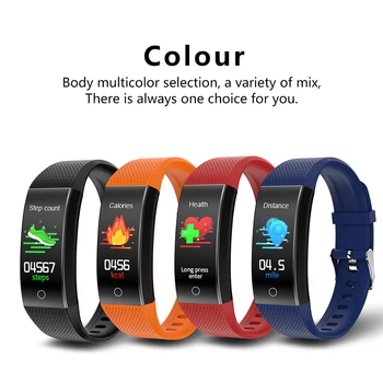 

QW18T Body Temperature Detection Smart Bracelet Large Screen Watch Immunity Measurement Blood Oxygen Heart Blood Pressure