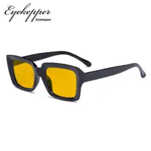 HP9107 Eyekepper Blue Light Blocking Glasses with Amber Tinted Filter Lens- Oversized Square Computer Eyeglasses Women