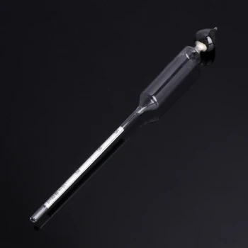 

3 Pcs 0-100% Hydrometer Alcoholmeter Tester Set Alcohol Concentration Meter + Thermometer