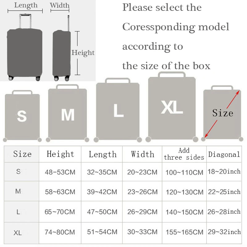 Аксессуары для путешествий милый воздушный шар чемодан защитный чехол водонепроницаемый утолщенный Эластичный Чемодан сундук Чехол 18-32 дюймов XL