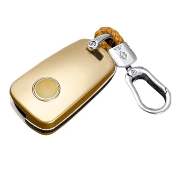 

Car Key Shell Case Cover Carbon Fiber Protector Case with Keychain For Chevrolet Cruze Malibu Trax SAIL 3 CAVALIER